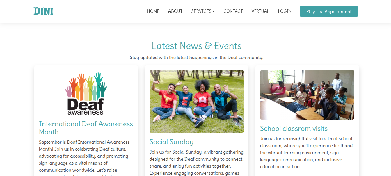 Dini website
